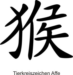 Tierkreiszeichen Affe