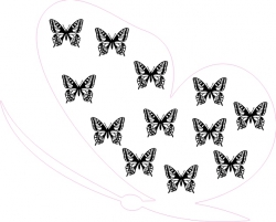 Schmetterling 011 - Set